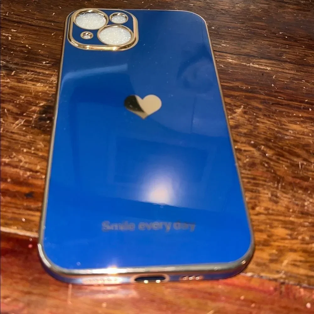 New Iphone 13 Smile Every Day ❤️ Plastic back Phone Case Cover Back Side only